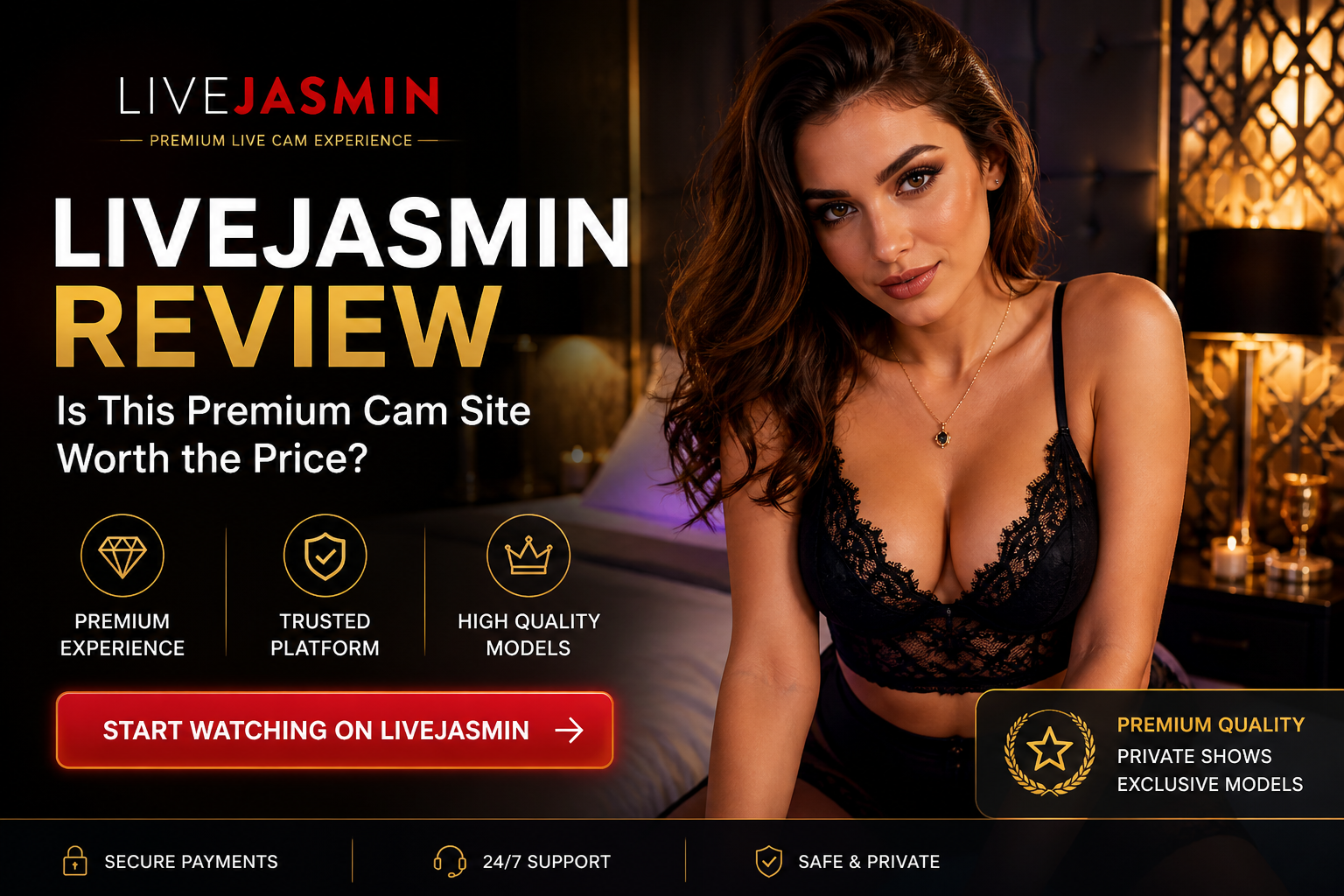 LiveJasmin Review - Premium Adult Web Cam Site